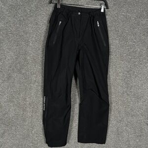 Galvin Green Pants Mens XS Black Gore-Tex Waterproof Golf Rain Overpants Zip-Leg